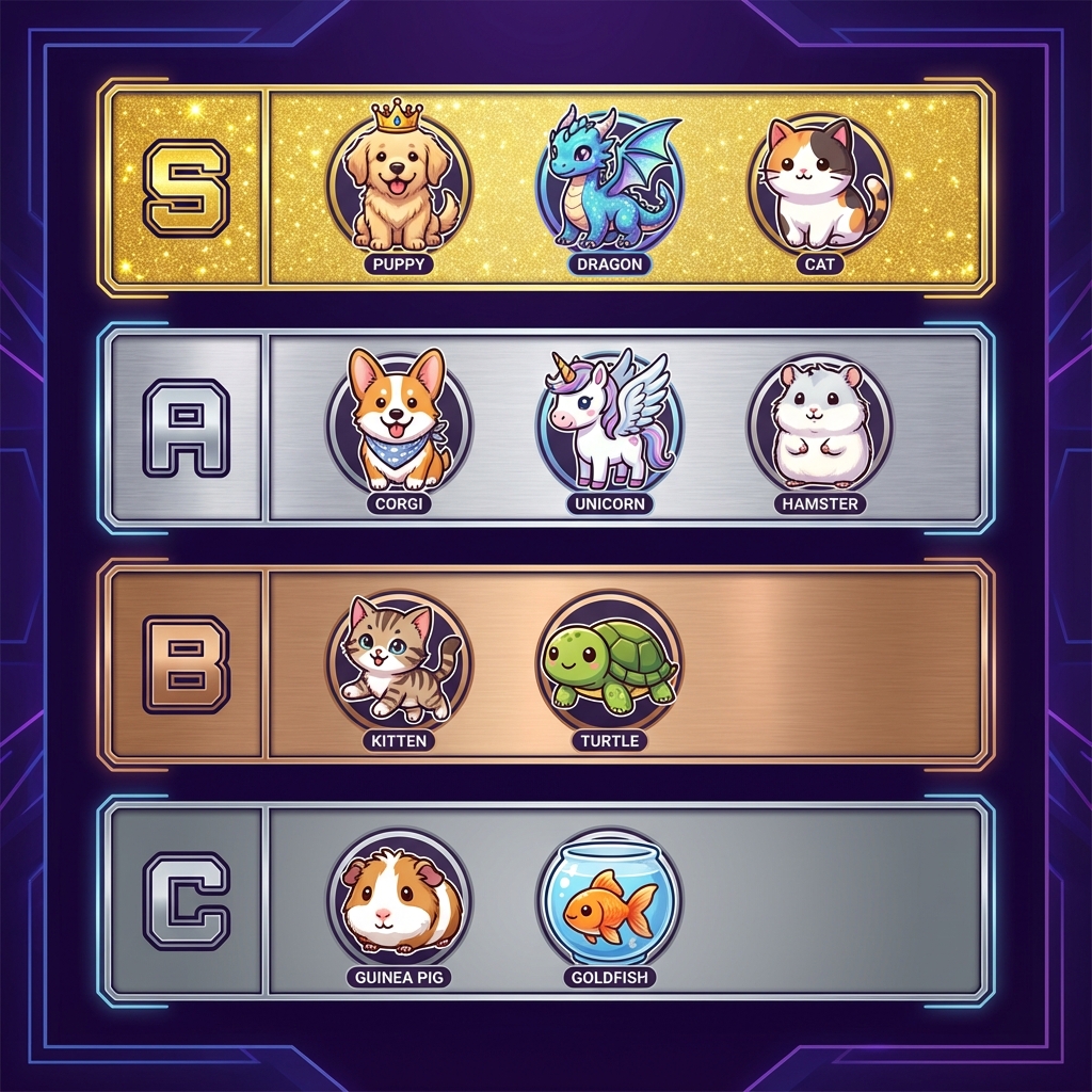 Pets tier list